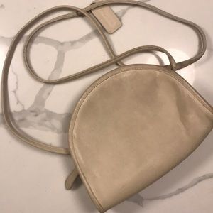 Ivory vintage coach bag